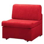 Slaapfauteuil Disley geweven stof - Rood - Zonder armleuningen