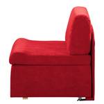 Slaapfauteuil Disley geweven stof - Rood - Zonder armleuningen