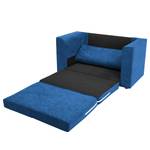 Schlafsofa Stormi Blau - Textil - 135 x 75 x 70 cm