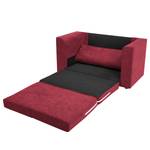 Schlafsofa Stormi Rot - Textil - 135 x 75 x 70 cm