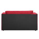 Schlafsofa Stormi Rot - Textil - 135 x 75 x 70 cm