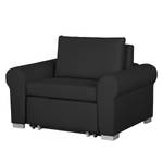 Fauteuil convertible Latina XV Étoffe de coton - Noir