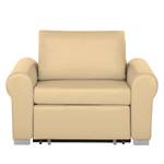 Fauteuil convertible Latina II Imitation cuir - Beige