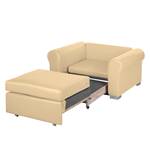 Fauteuil convertible Latina II Imitation cuir - Beige