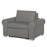 Fauteuil convertible Latina II Imitation cuir - Gris