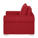 Fauteuil-lit LATINA Basic Country Tissu - Tissu Doran : Rouge - Largeur : 125 cm