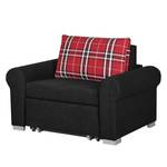 Fauteuil convertible Latina III Tissu - Noir