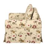 Fauteuil convertible Latina VI Toile tissée - Motif floral - Beige