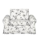 Fauteuil convertible Latina VII Matière tissée - Blanc / Gris