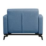 Slaapfauteuil Maven geweven stof Stof Bora: Blauw