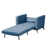 Slaapfauteuil Maven geweven stof Stof Bora: Blauw