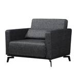 Fauteuil convertible Maven Tissu Tissu Parsa : Gris-Noir