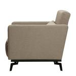 Slaapfauteuil Maven geweven stof Stof Zahira: Beige-Grijs