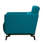 Slaapfauteuil Maven geweven stof Stof Zahira: Turquoise