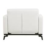 Fauteuil convertible Maven Tissu Tissu Zahira : Blanc