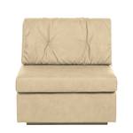 Schlafsessel Morondo Beige - Kunstleder - 84 x 82 x 87 cm