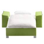 Poltrona letto Plaza Tessuto - Verde - Bracciolo regolabile