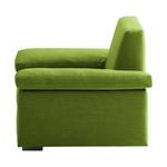 Fauteuil convertible Plaza Tissu - Vert - Accoudoir réglable