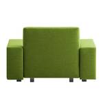 Fauteuil convertible Plaza Tissu - Vert - Sans fonction