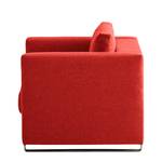 Slaapfauteuil Randa geweven stof - Rood