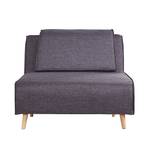 Fauteuil convertible Rovigo Tissu gris