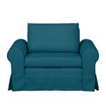 Fauteuil convertible Latina XIII Tissu - Bleu pétrole