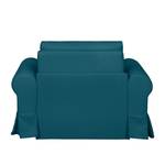 Fauteuil convertible Latina XIII Tissu - Bleu pétrole