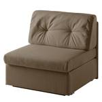 Fauteuil convertible Arctic I Tissu - Gris Sahara