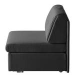 Fauteuil convertible Arctic I Tissu - Anthracite