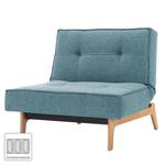 Fauteuil Splitback Eik Tissu - Tissu Mixed Dance : Light Blue