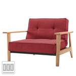 Fauteuil Splitback Frej geweven stof Stof Twist: Rust Red