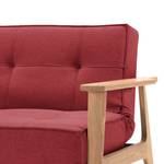 Fauteuil Splitback Frej geweven stof Stof Twist: Rust Red