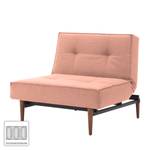 Fauteuil Splitback Styletto I geweven st geweven stof - Stof Soft: Coral