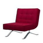 Slaapfauteuil Wave One geweven stof Stof Bora: Rood