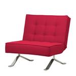 Slaapfauteuil Wave One geweven stof Stof Zahira: Rood