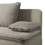 Schlafsofa Arta Flachgewebe / Strukturstoff - Beige