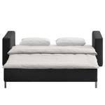 Schlafsofa Aura Webstoff Webstoff - Anthrazit - Breite: 156 cm