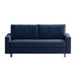 Schlafsofa Aura Webstoff Blau - Breite: 156 cm