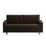 Schlafsofa Aura Webstoff Braun - Breite: 156 cm