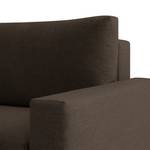 Schlafsofa Aura Webstoff Webstoff - Braun - Breite: 176 cm