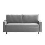 Schlafsofa Aura Webstoff Lichtgrau - Breite: 156 cm