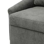 Boxspring-Schlafsofa Befasy Microfaser Meli: Grau