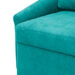 Slaapbank Befasy geweven stof - Microvezel Meli: Turquoise