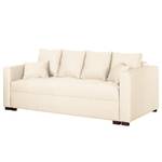 Schlafsofa Bela Cruz Strukturstoff Hellbeige