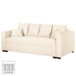 Canapé convertible Bela Cruz Tissu structuré - Beige clair