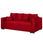 Schlafsofa Bela Cruz Strukturstoff Rot