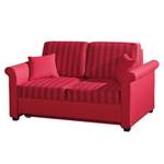 Divano letto Bernadett Tessuto Rosso Superficie del letto: 130 x 210 cm - Larghezza: 168 cm