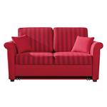 Divano letto Bernadett Tessuto Rosso Superficie del letto: 150 x 210 cm - Larghezza: 188 cm