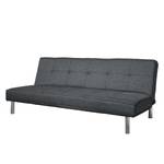 Canapé convertible Calow Tissu - Anthracite clair