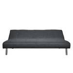 Canapé convertible Calow Tissu - Anthracite clair